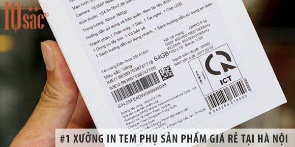 Top 1 xưởng in tem phụ dạng cuộn giá rẻ tại Hà Nội
